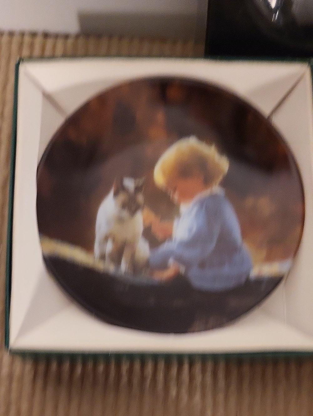 Donald Zolan Collectors plate  "Just We Two"